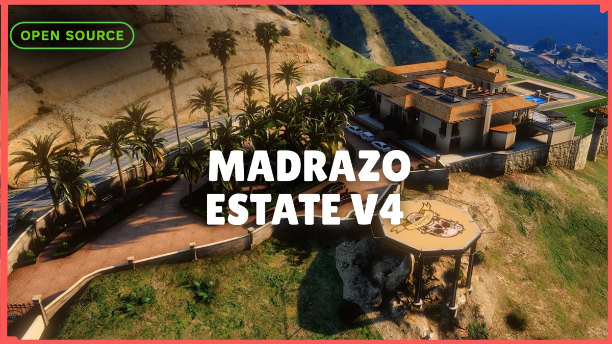 Madrazo Estate V4 MLO FiveM | Luxury Estate & Crime Family Headquarters | Open Source